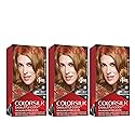 Revlon Permanent Hair Color, Permanent Hair Dye, Colorsilk with 100% Gray Coverage, Ammonia-Free, Keratin and Amino Acids, 57 Lightest Golden Brown