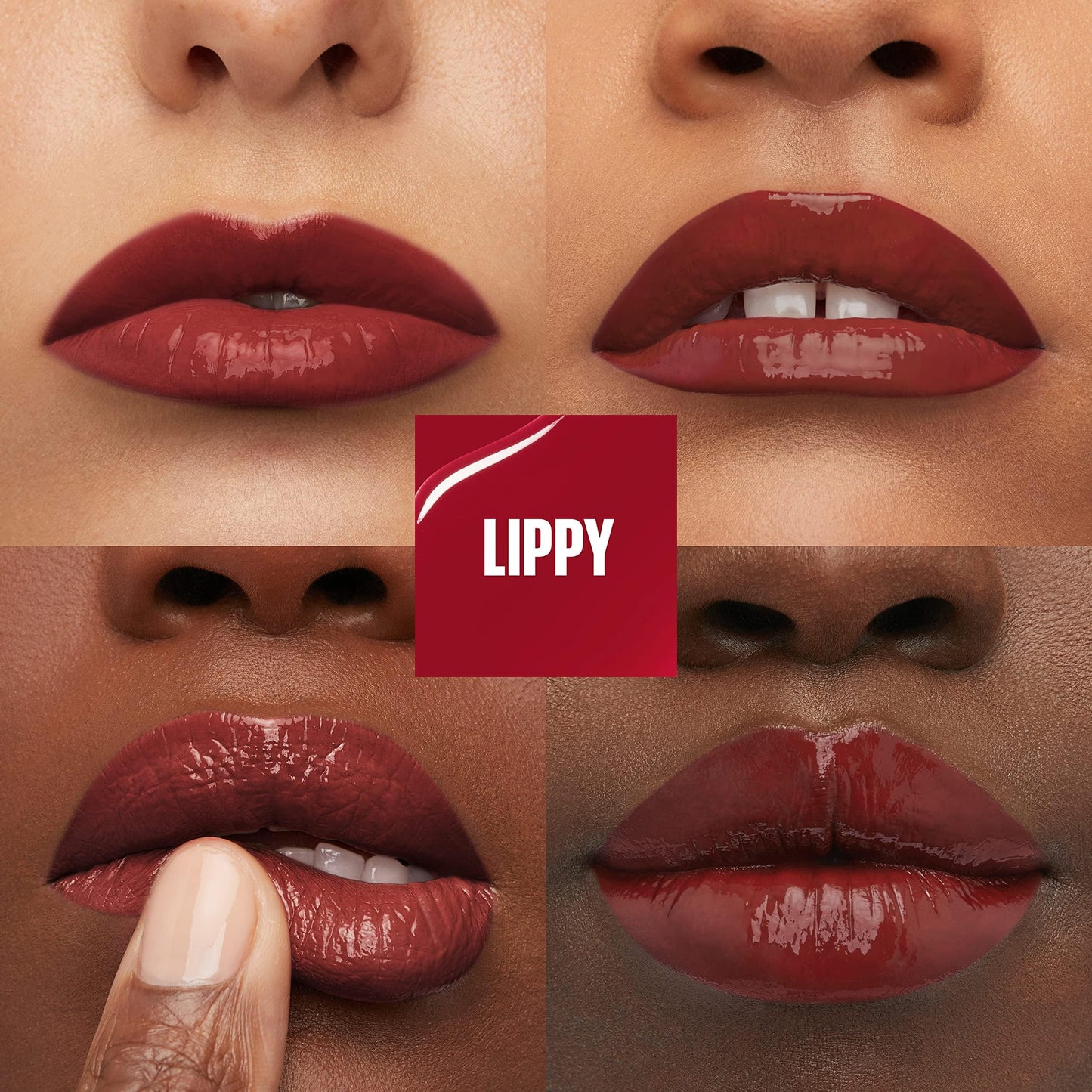 Maybelline Super Stay Vinyl Ink Longwear No-Budge Liquid Lipcolor Makeup, Highly Pigmented Color and Instant Shine, Lippy, Cranberry Red Lipstick,