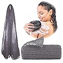 Adeton African Net Sponge, Authentic, Real, Black Owned, Exfoliating Bath Wash Cloth, Long Sponge, Body Exfoliator, Sapo, Shower Bath Accessories