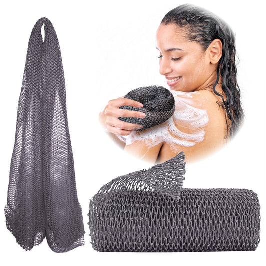 Adeton African Net Sponge, Authentic, Real, Black Owned, Exfoliating Bath Wash Cloth, Long Sponge, Body Exfoliator, Sapo, Shower Bath Accessories Beauty & Personal Care ADETON