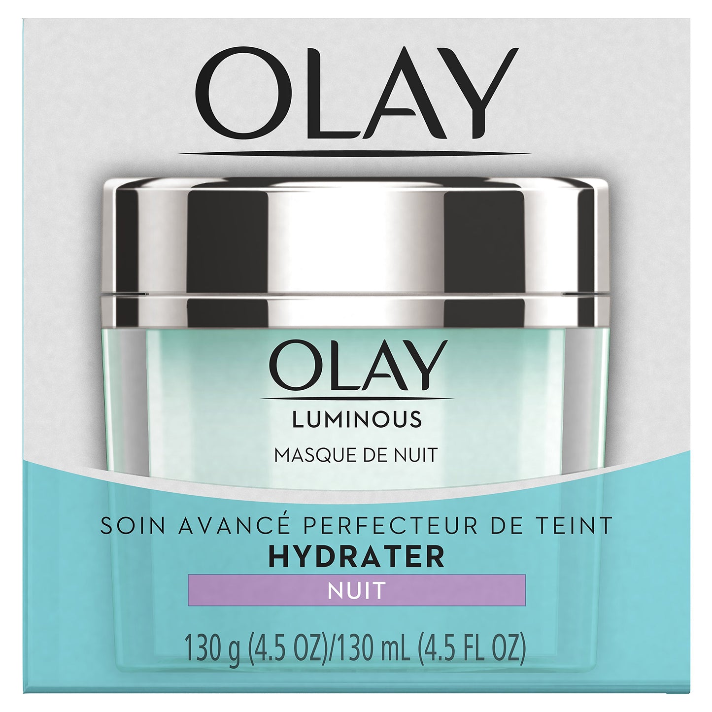Olay Regenerist Luminous Overnight Facial Mask Gel Moisturizer with Vitamin C & E, 4.5 Ounce Packaging may Vary