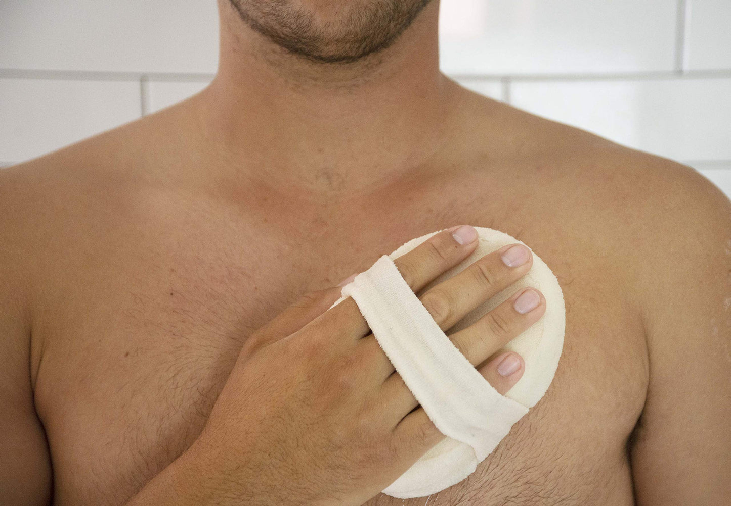 Evriholder The Rustic Man Body Sponge, Cream