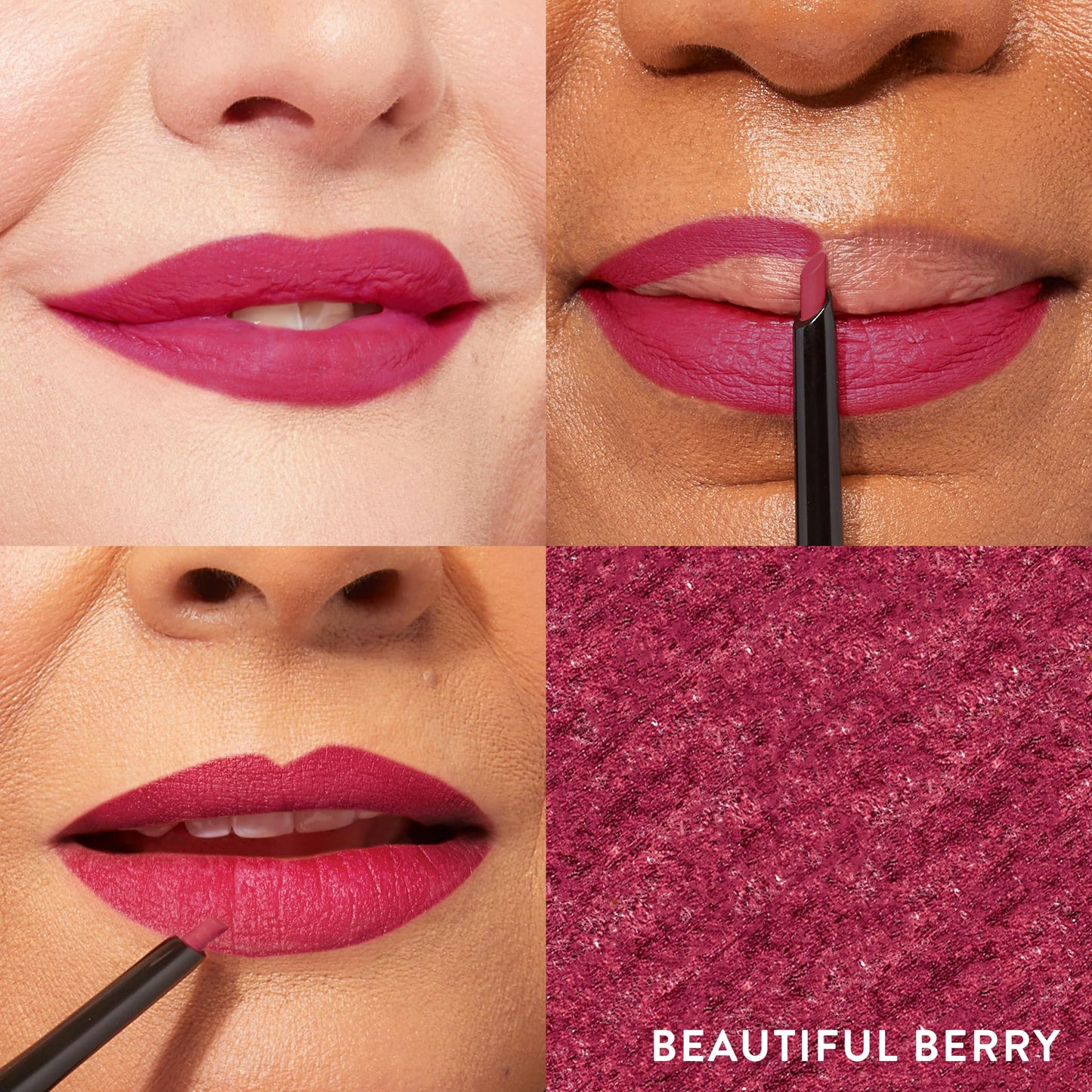 LAURA GELLER NEW YORK Modern Classic Lip Liner, Luxurious Creamy Long Lasting Lip Liner, Prevents Feathering and Fading, Beautiful Berry