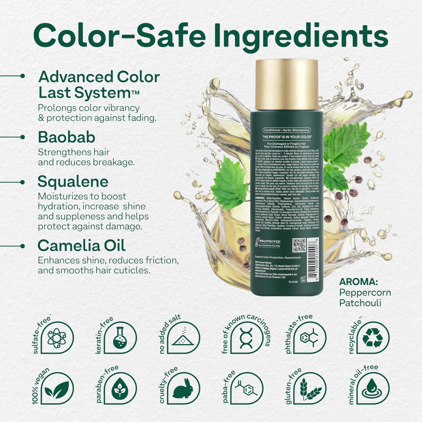 Baobab Recovery Conditioner by ColorProof for Unisex - 8.5 oz Conditioner