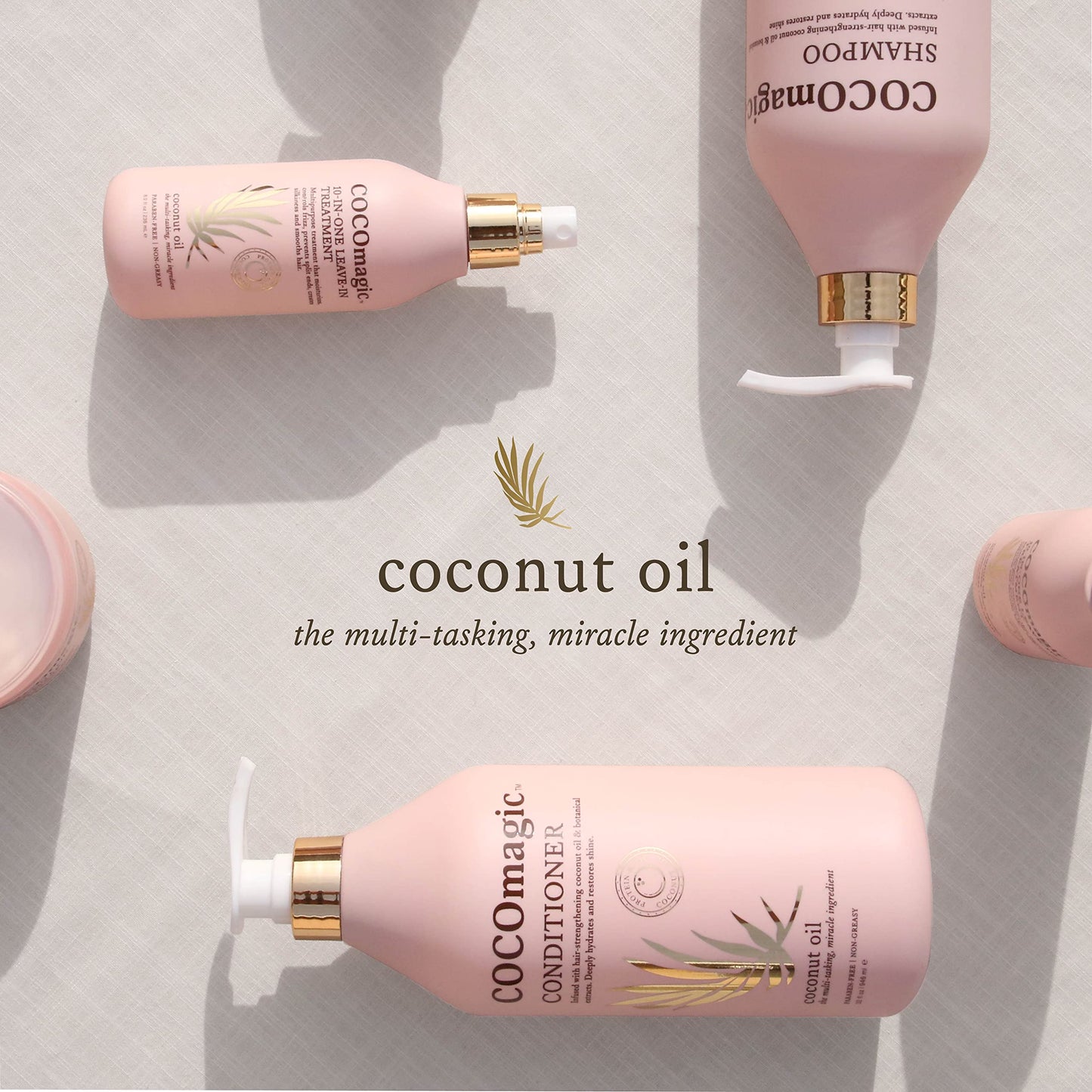 Cocomagic Coconut Milk Detangling Mist | Extra Moisturizing Leave-in Detangler | Restore Vibrancy and Boost Shine | Non-Greasy Formula | Paraben Free