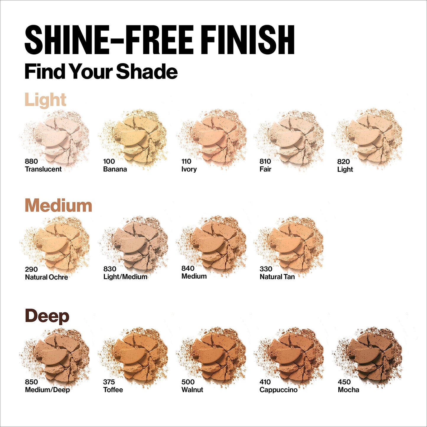 Revlon ColorStay Pressed Powder Face Makeup, Longwearing, Fragrance-Free, Noncomedogenic, 290 Natural Ochre, 0.3 oz