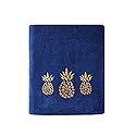 SKL Home by Saturday Knight Ltd. Gilded Pineapple Bath Towel, Navy