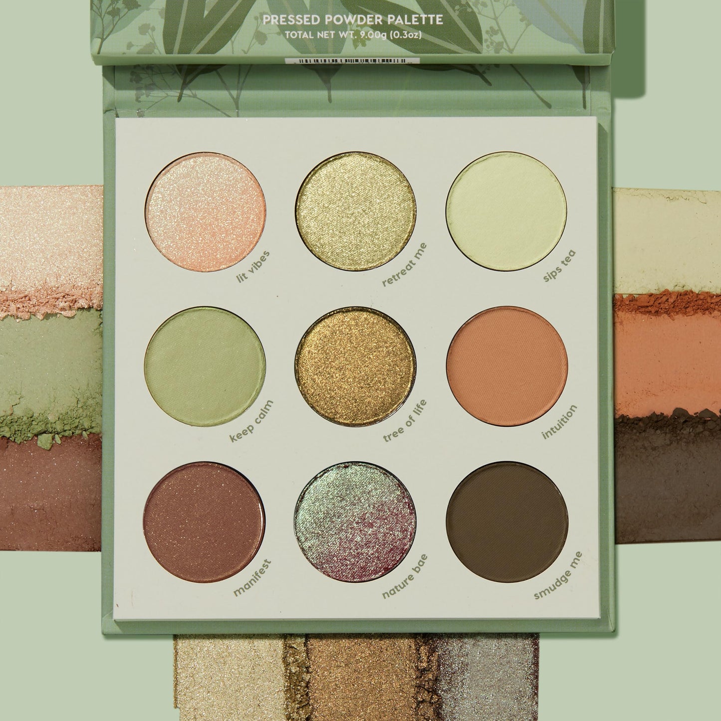 ColourPop Sage the Day Eyeshadow Palette - Sage & Olive Palette with Metallic and Matte Finishes - High-Pigment Eye Makeup with a Long-Wearing Formula