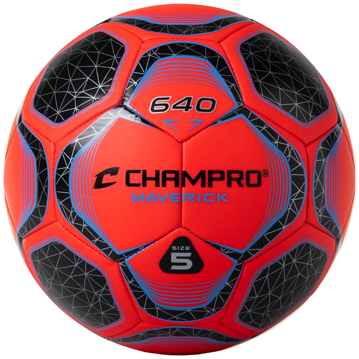 Maverick Soccer Ball, Size 4, Fire Red
