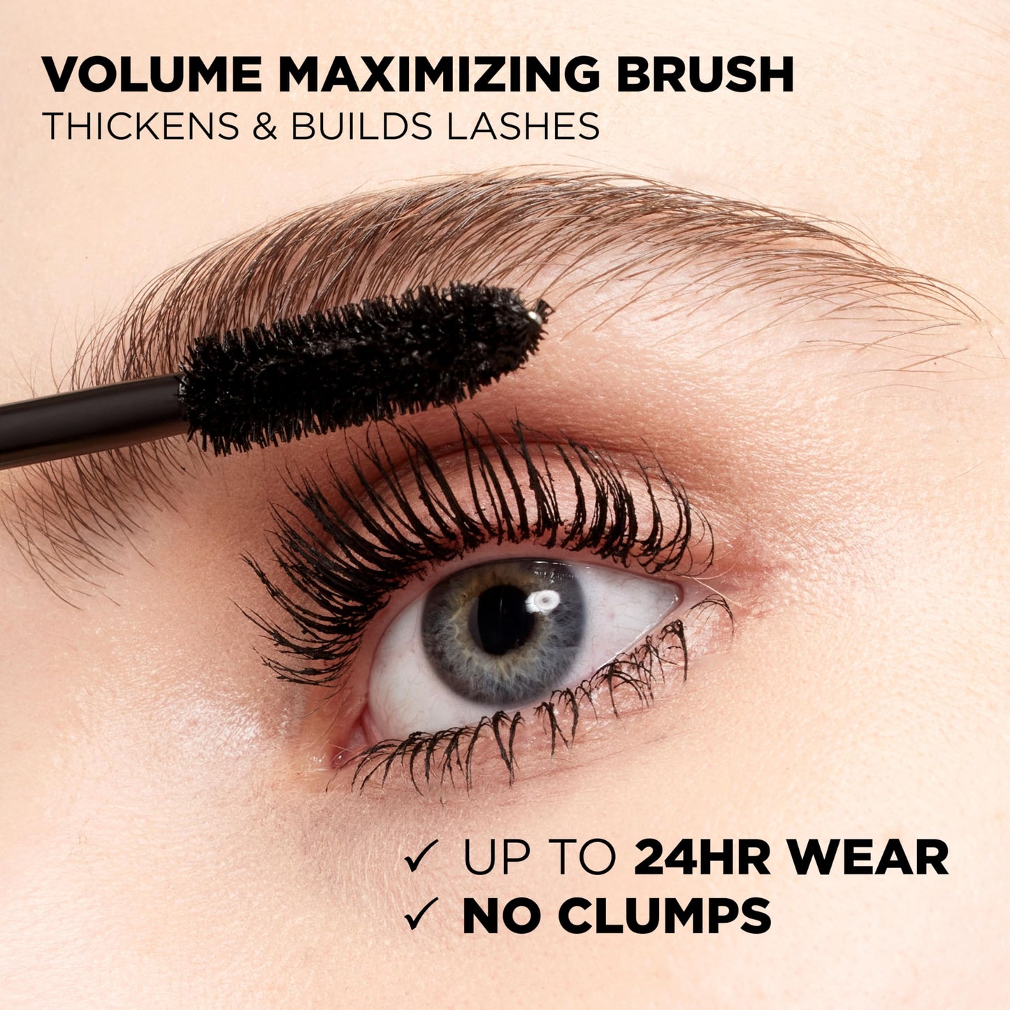 L’Oreal Paris Original Voluminous Mascara, Building Mascara Volume and Length Formula, Washable, Black Brown, 0.28 Fl Oz., 1 Count Beauty and Personal Care L'Oreal Paris