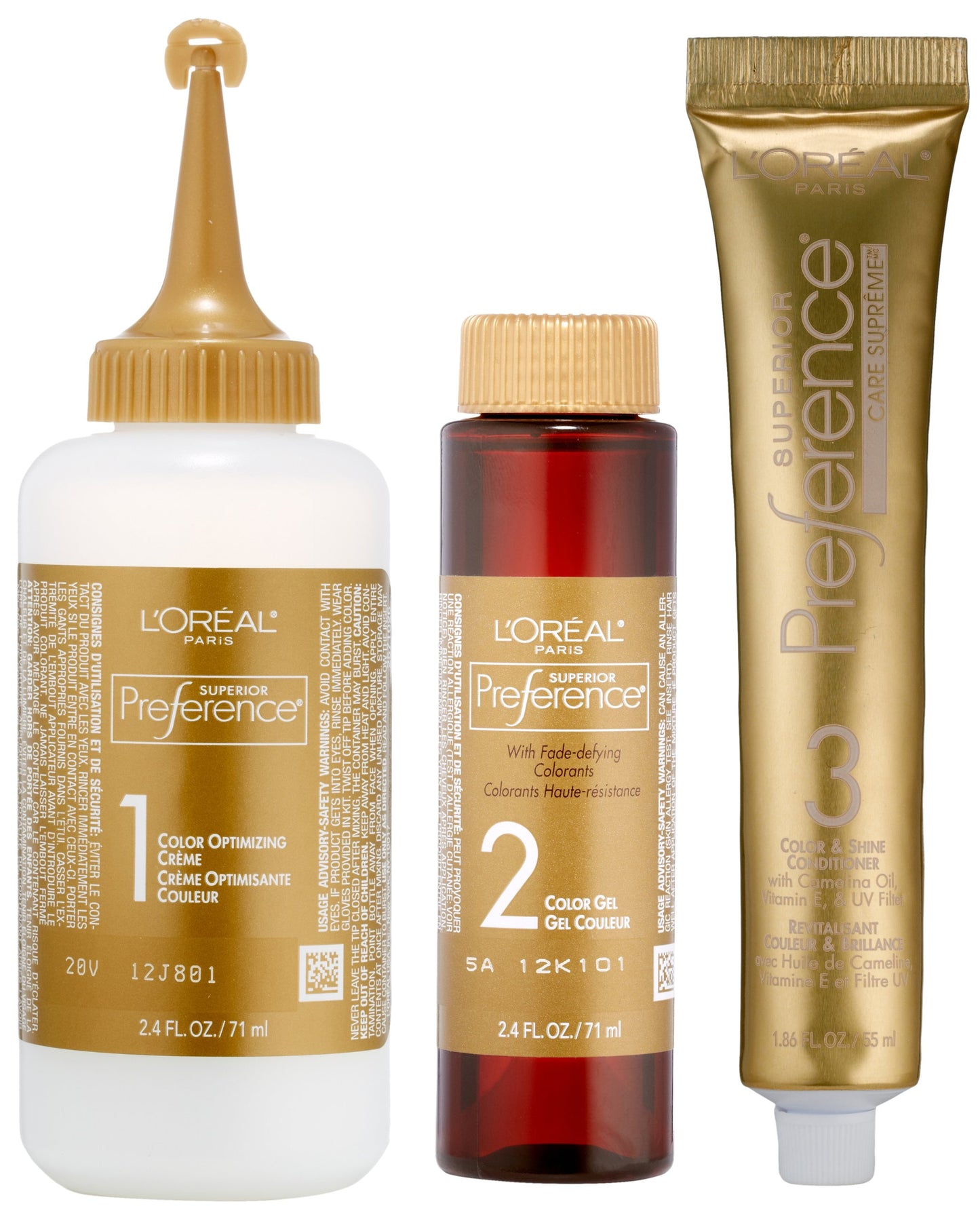 L'Oreal Paris Superior Preference Fade-Defying Color + Shine System, 5CB Medium Chestnut Brown (Packaging May Vary)