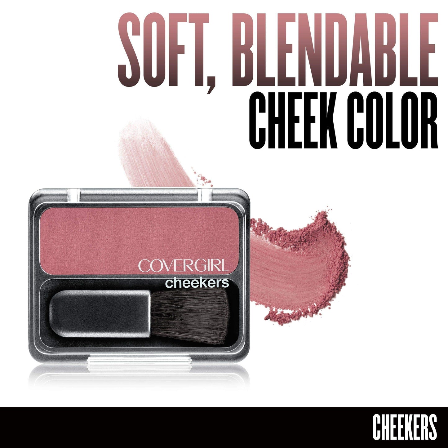 CoverGirl Plum Plush 117 Cheekers Blush -- 3 per case.