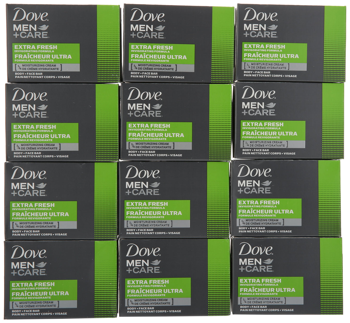 Dove Men's Bar Extra Fresh, 12 Count