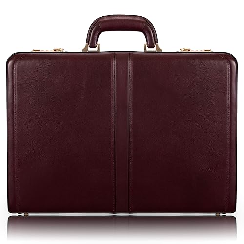 McKleinUSA Reagan,Leather 3.5" Laptop/Computer & Tablet Business Briefcase Attaché Bag Case, Men Women Laptop Briefcase, Laptop Compartment bag