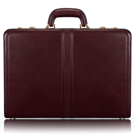 McKleinUSA Reagan,Leather 3.5" Laptop/Computer & Tablet Business Briefcase Attaché Bag Case, Men Women Laptop Briefcase, Laptop Compartment bag