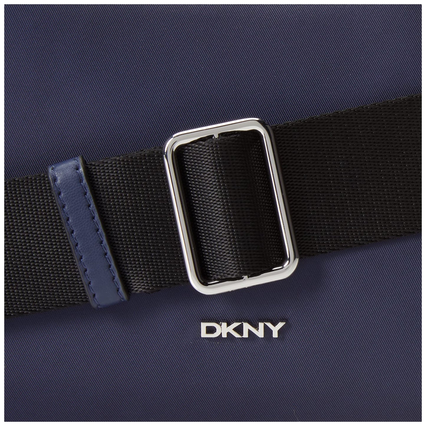 DKNY Sporty Crossbody Caelynn Pouchette Handbags, Black/Silver