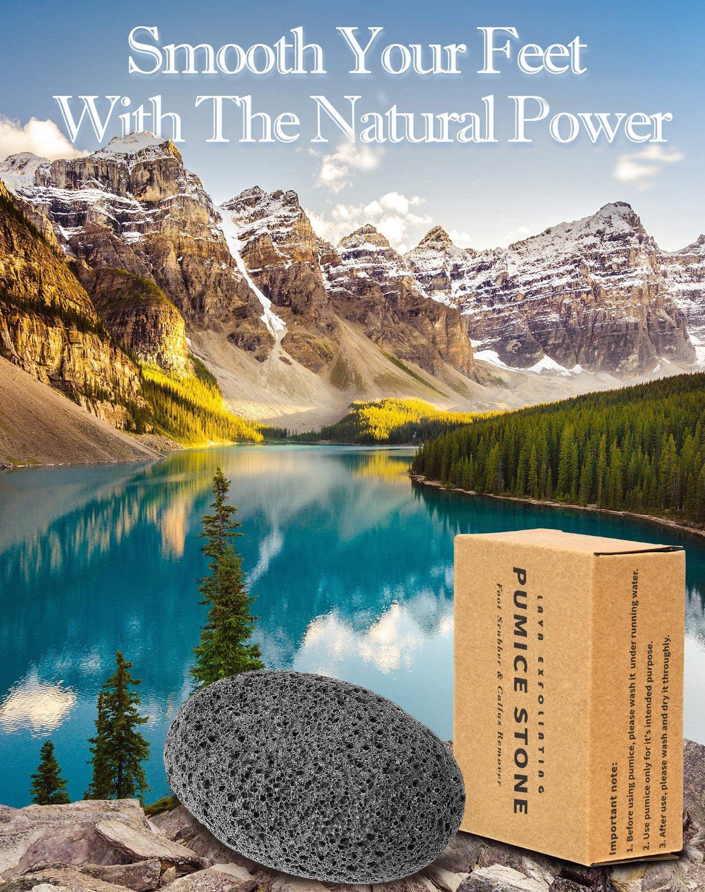 Maryton Natural Pumice Stone for Feet - Lava Foot Exfoliator Scrubber Pedicure Tools, Dead Skin Corn Callus Remover for Feet and Hands, 1 Count Beauty and Personal Care MARYTON