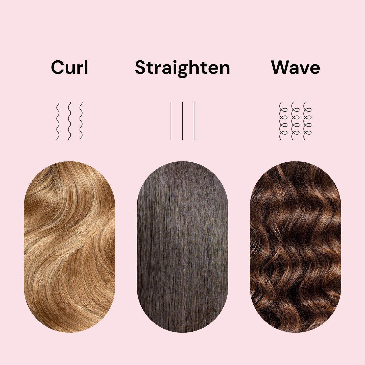 L'ANGE HAIR Le Duo Grande 360° Airflow Styler | 2-in-1 Curling Wand & Titanium Flat Iron Professional Hair Straightener and Curler with Cooling Air