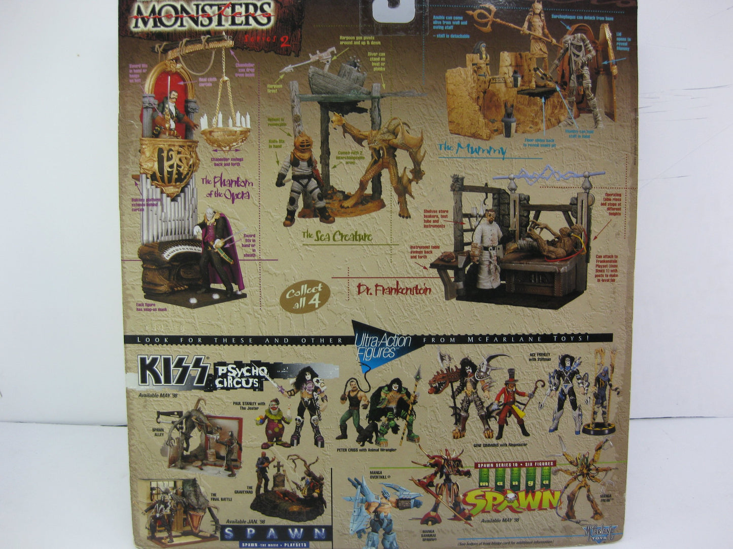 Monsters Series 2 the Phantom of the Opera Playset