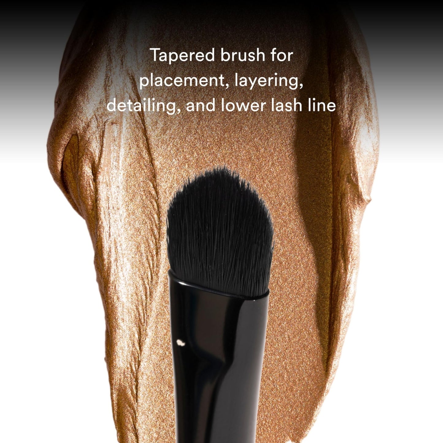 Gen See Liquid Eyeshadow Dual Tip Brush - Precision Eye Makeup Brush for Liquid and Cream Shadow, Vegan Bristles Blender and Detail Tool, Cruelty-Free