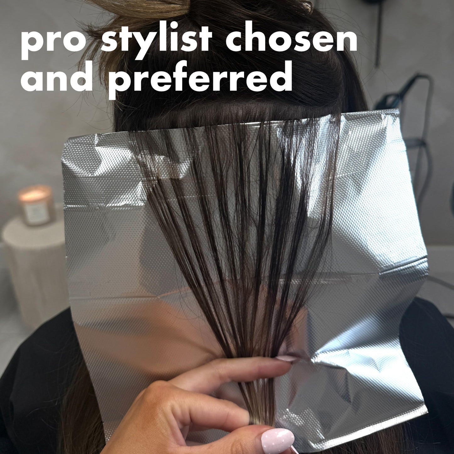 Colortrak Hair Coloring Popup Foil Box - Extra Wide 9-Inch X 10.75-Inch Sheets, Professional and Convenient, Pre-Cut and Easy to Grab During