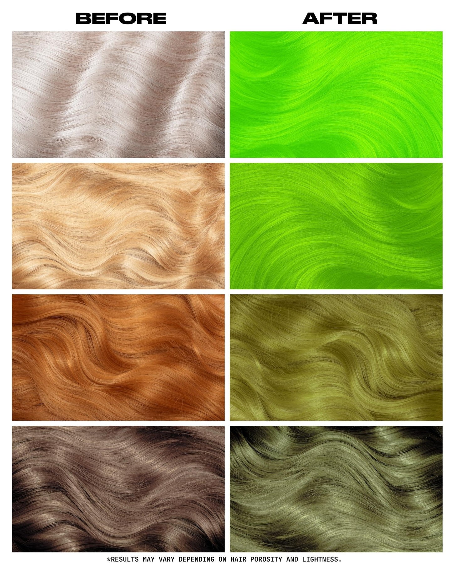 Lunar Tides Semi-Permanent Hair Color (43 colors) (Neon Lime, 8 fl. oz.)