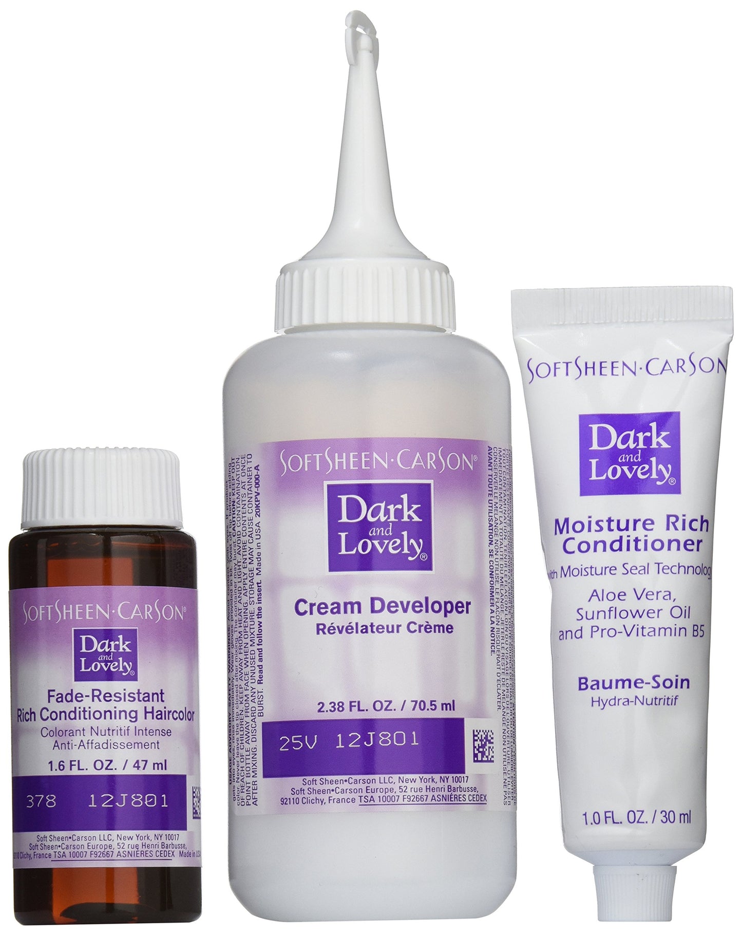 SoftSheen-Carson Long-Lasting True-to-Tone Colour, Permanent, Honey Blonde 378 (Pack of 3)