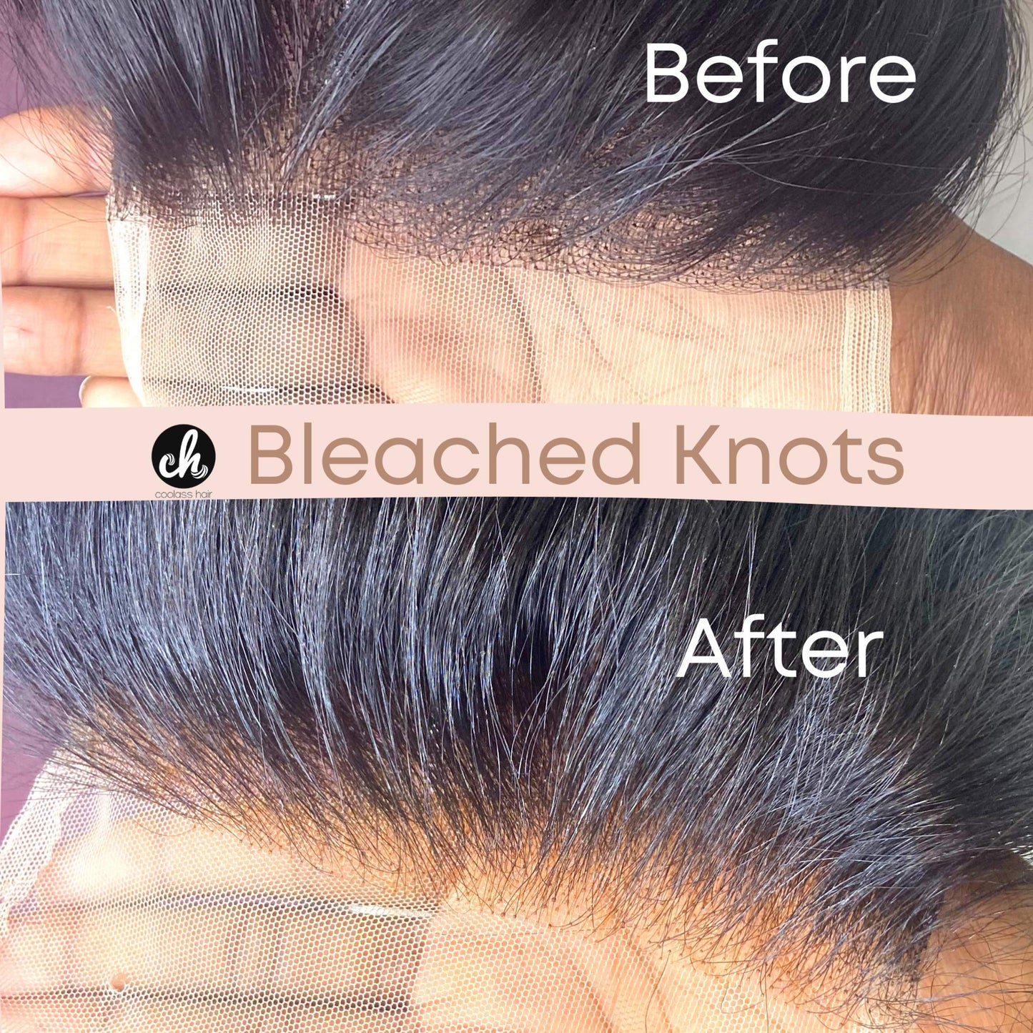 Lace Frontal Customization Kit (Bleach Knots)