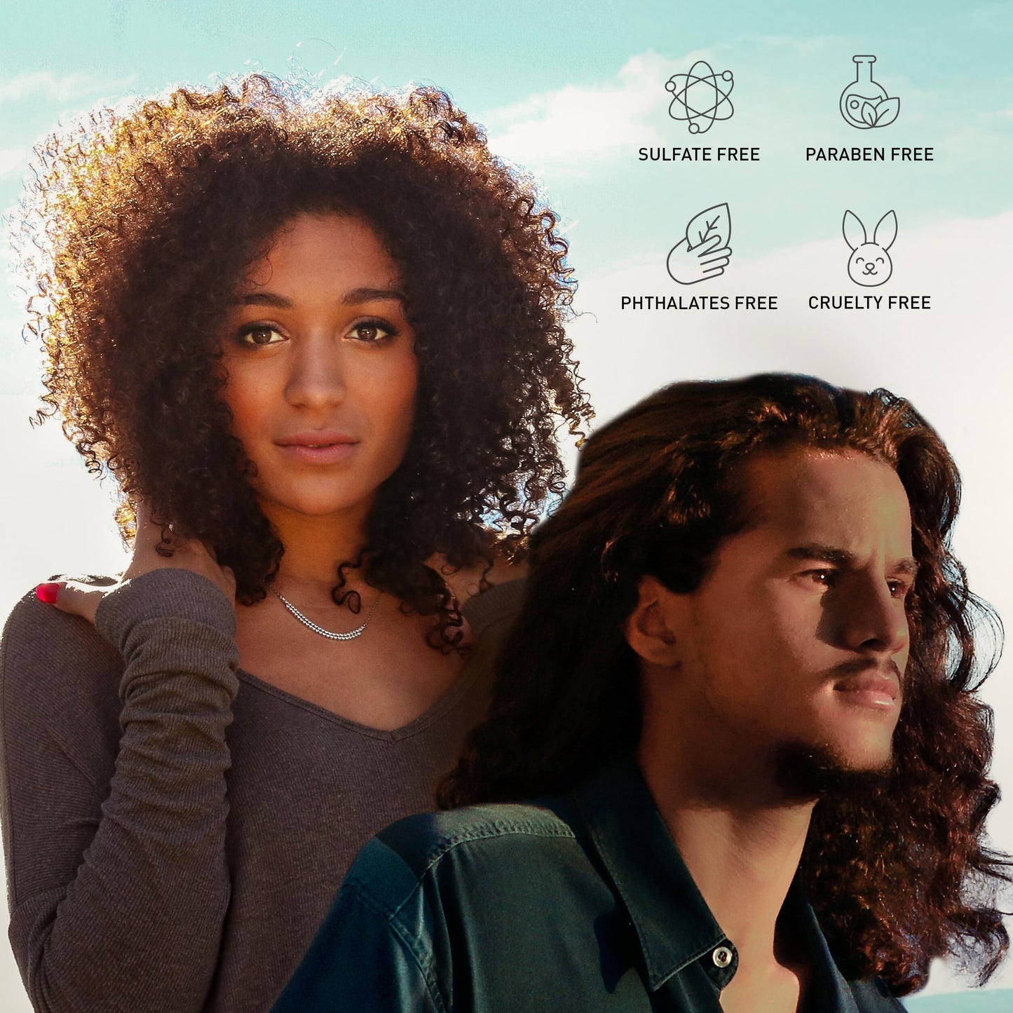 Agave Smoothing Haircare Trio with Shampoo, Conditioner & Healing Oil Treatment Hydrating & Frizz Control 3 fl oz/2 fl oz