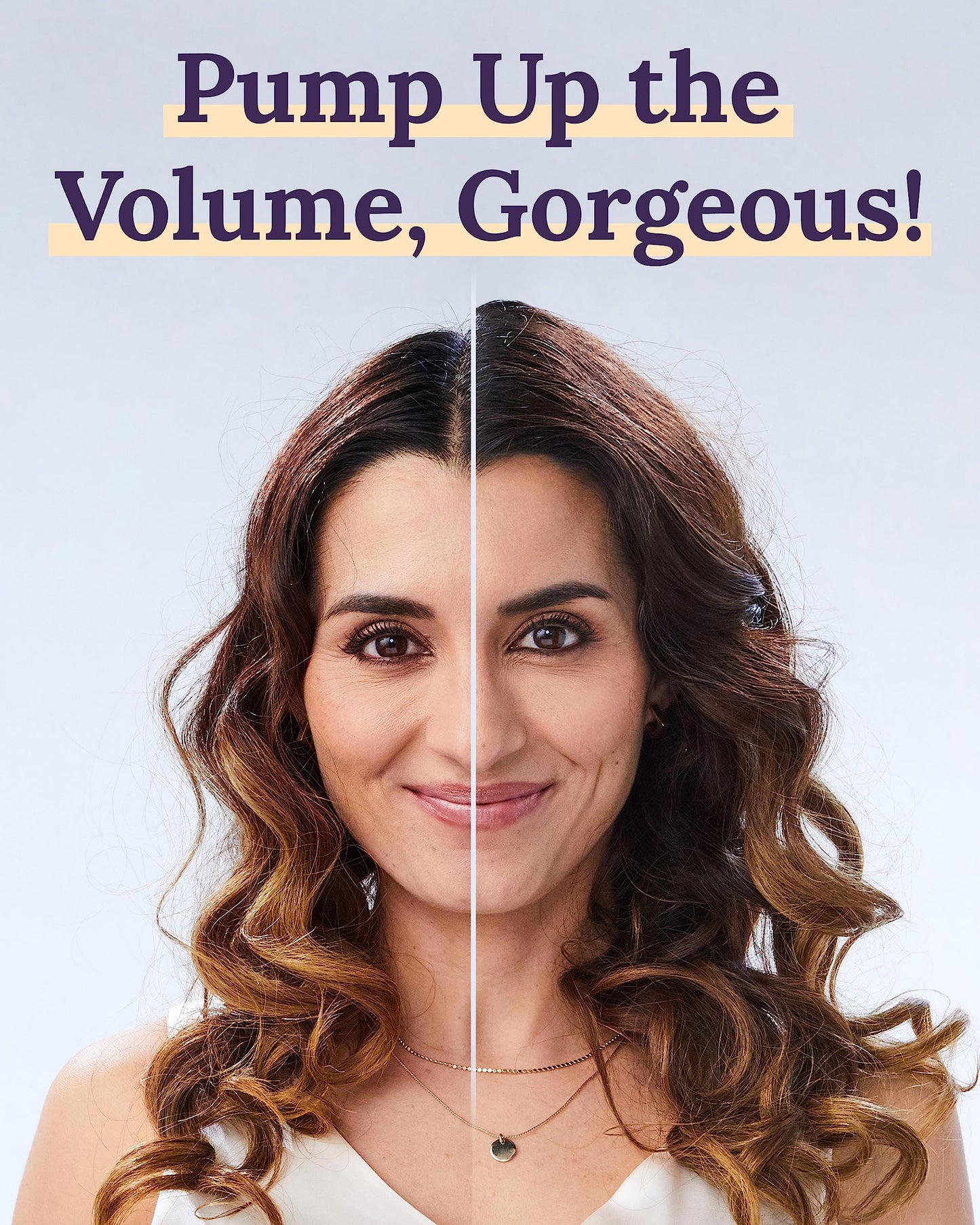 Keranique Volumizing Shampoo & Conditioner Set for Hair Repair, Growth & Thinning Hair Support - Keratin, Biotin, Menthol & Niacinamide, Lightweight