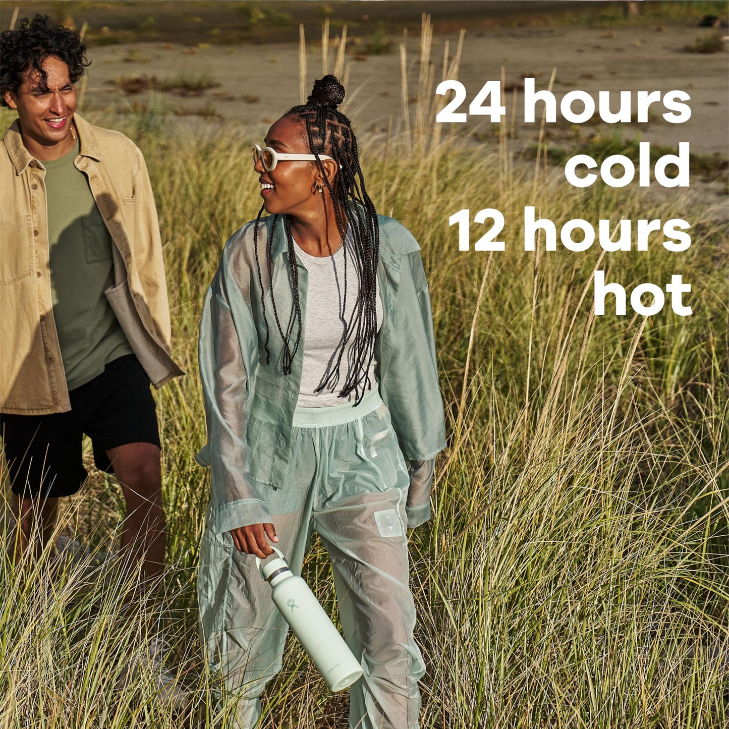 Hydro Flask Water Bottle - Insulated Stainless Steel - Non Spill, Leakproof in 21 Oz Indigo Blue