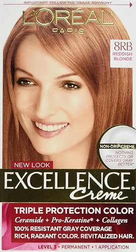 L’Oreal ParisExcellence Creme 8RB Medium Reddish Blonde (Warmer) 1 Each (Pack of 4)
