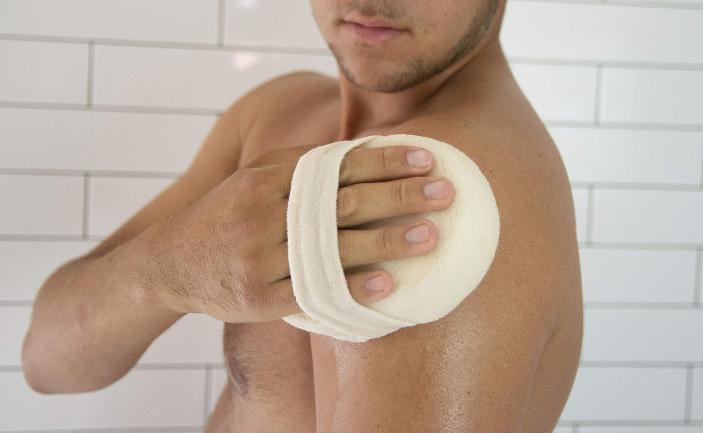 Evriholder The Rustic Man Body Sponge, Cream