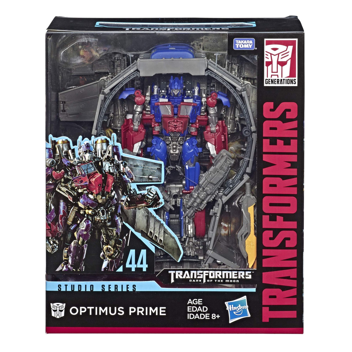 Transformers Toys Studio Series 44 Leader Class Dark of The Moon Movie Optimus Prime Action Figure - Kids Ages 8 & Up, 8.5"