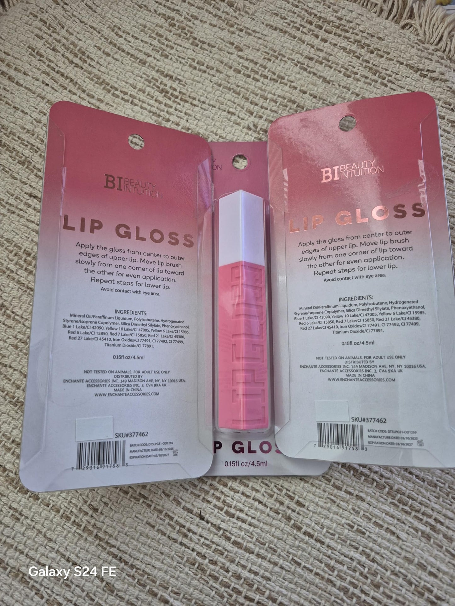 Beauty Intuition High Shine Lip Gloss, Moisturizing and Hydrating, Smooth Application, 0.15 fl oz