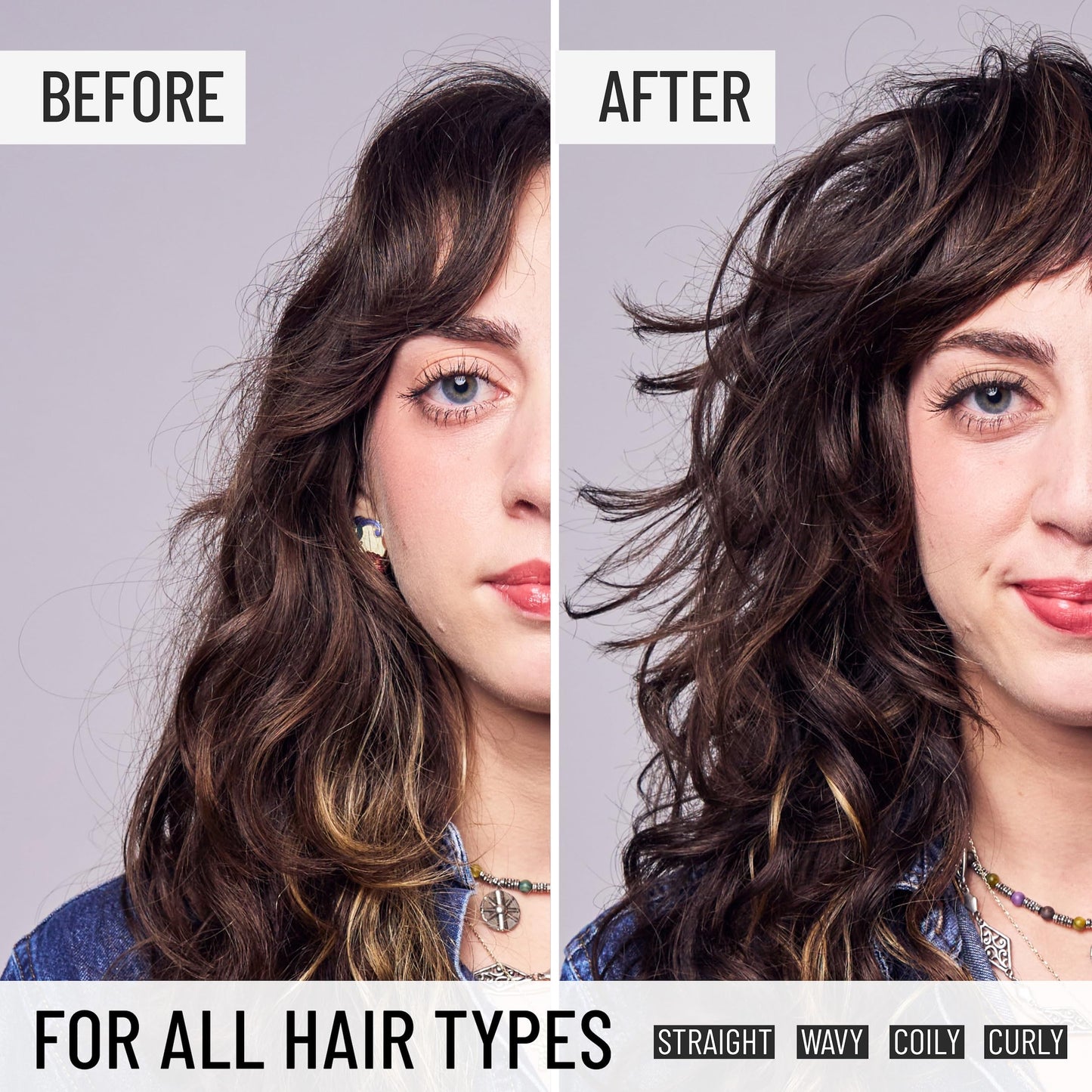 Hairstory Undressed - Salt Free Texturizing Spray for Beach Waves, UV Protection Hair Spray, Adds Volume and Texture, All Hair Types