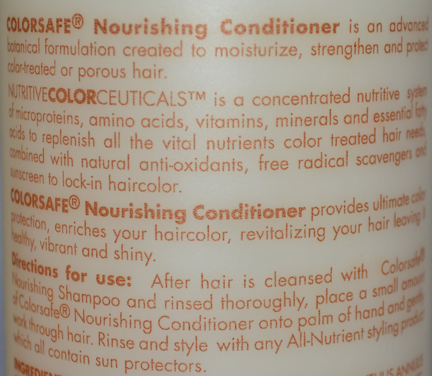 All-Nutrient Colorsafe Nourishing Shampoo and Conditioner Set 25 oz each