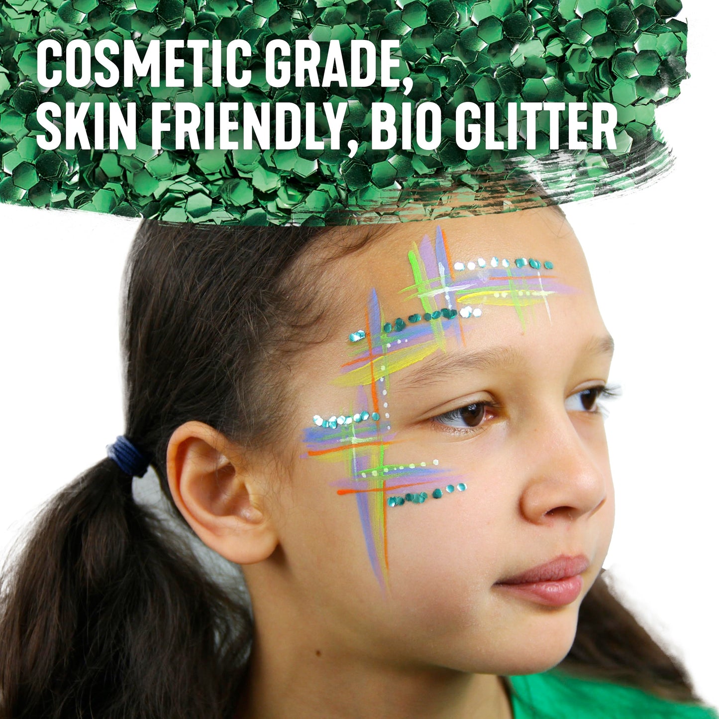 Snazaroo Fine Bio Glitter, 5g (.17-oz) Tub, Silver