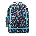 Bentgo Kids 2-in-1 Backpack & Insulated Lunch Bag - Durable 16” Backpack & Lunch Container in Unique Prints for School & Travel - Water Resistant, Padded & Large Compartments (Dinosaur)