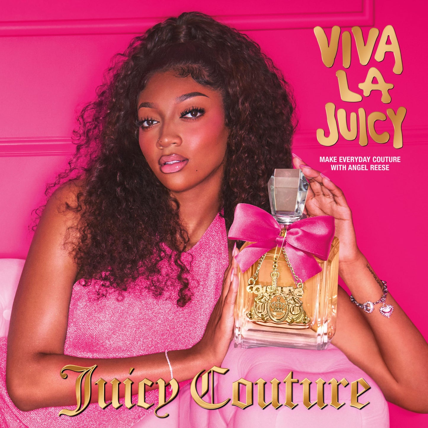 Juicy Couture Viva La Juicy Eau De Parfum, Women's Perfume with Notes of Mandarin, Gardenia & Caramel, Floral & Sweet, EDP Spray, 1.7 fl oz