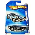 HOT WHEELS 2009 REBEL RIDES 09/10 DIXIE CHALLENGER DARK BLUE WITH SILVER FLAMES 145/190