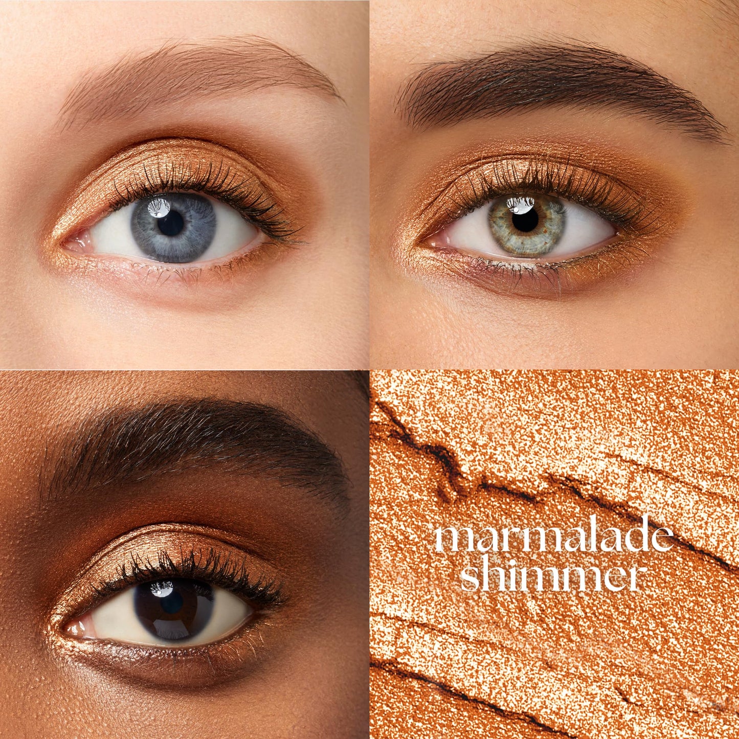 Julep Eyeshadow 101 Cream-to-Powder Waterproof Shadow Stick - Marmalade Shimmer - Long-Lasting, Crease-Proof, Orange Apricot Shimmer Cream Eyeshadow
