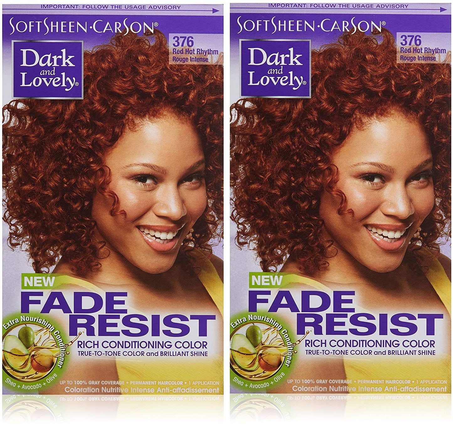 Dark & Lovely Color #376 Red Hot Rhythm (Pack of 2)
