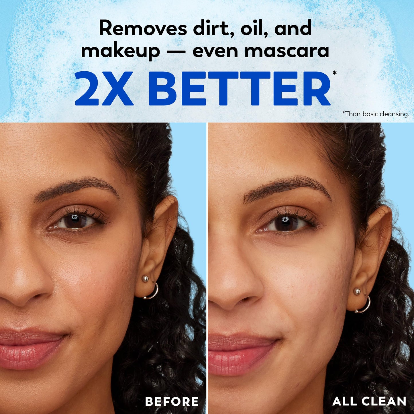 Olay Makeup Remover Wipes, Daily Facials Deep Clean Face Cleanser for Normal to Oily Skin, Alcohol & Fragrance Free, Soft Face Wash Towels, Travel