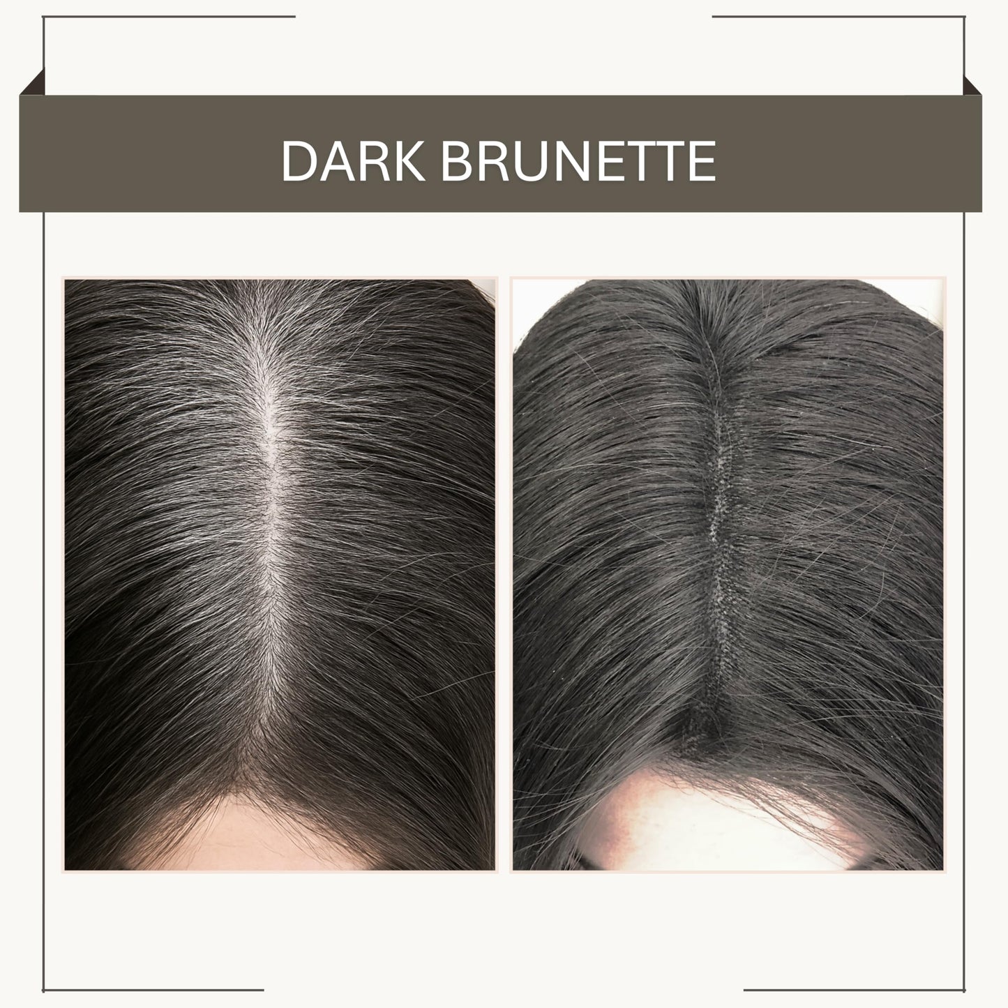 Joan Rivers Great Hair Day Root Touch Up Powder - Fill-in Powder for Thicker, Fuller Looking Hair (Dark Brunette)