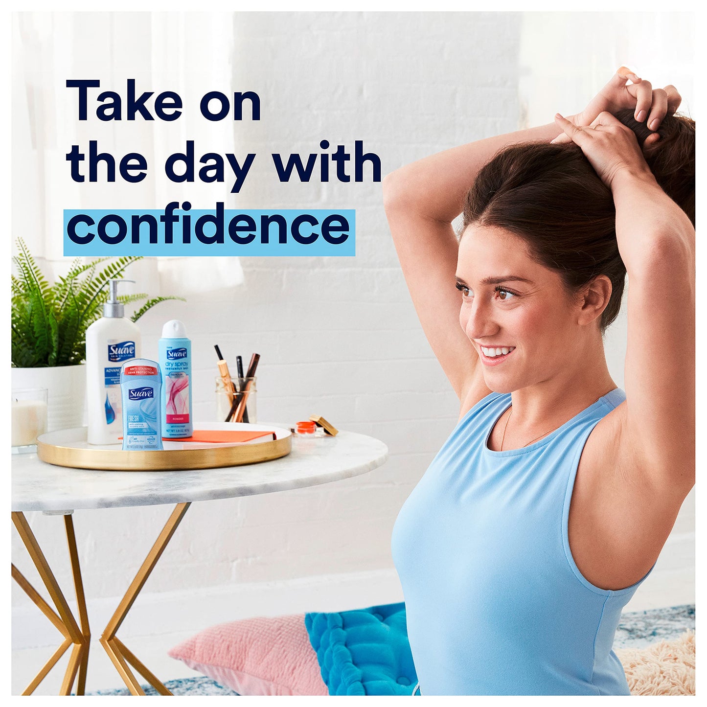 Suave 24 Hour Protection Deodorant, Invisible Solid, Fresh 2.6 oz (6 Pack) Beauty and Personal Care Unilever