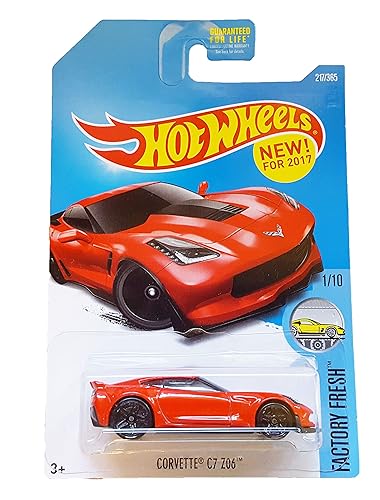 Hot Wheels 2017 Factory Fresh Corvette C7 Z06 217/365, Red