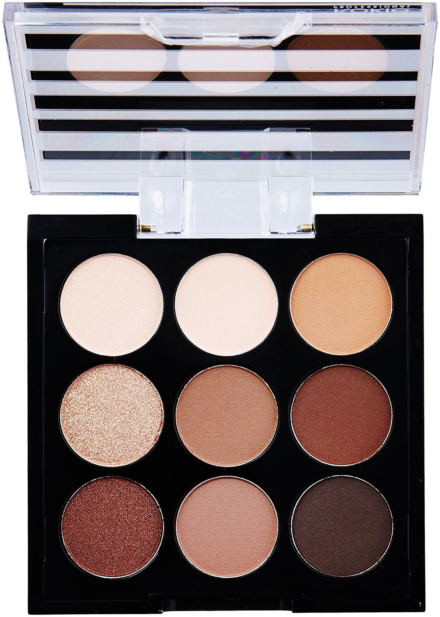 Kokie Cosmetics Eyeshadow Palettes, Bare It All, 0.21 Ounce
