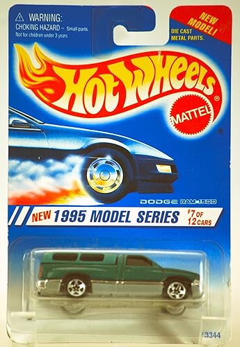 Hot Wheels 1994 1995 Model Series Dodge Ram 1500 7/12, Green