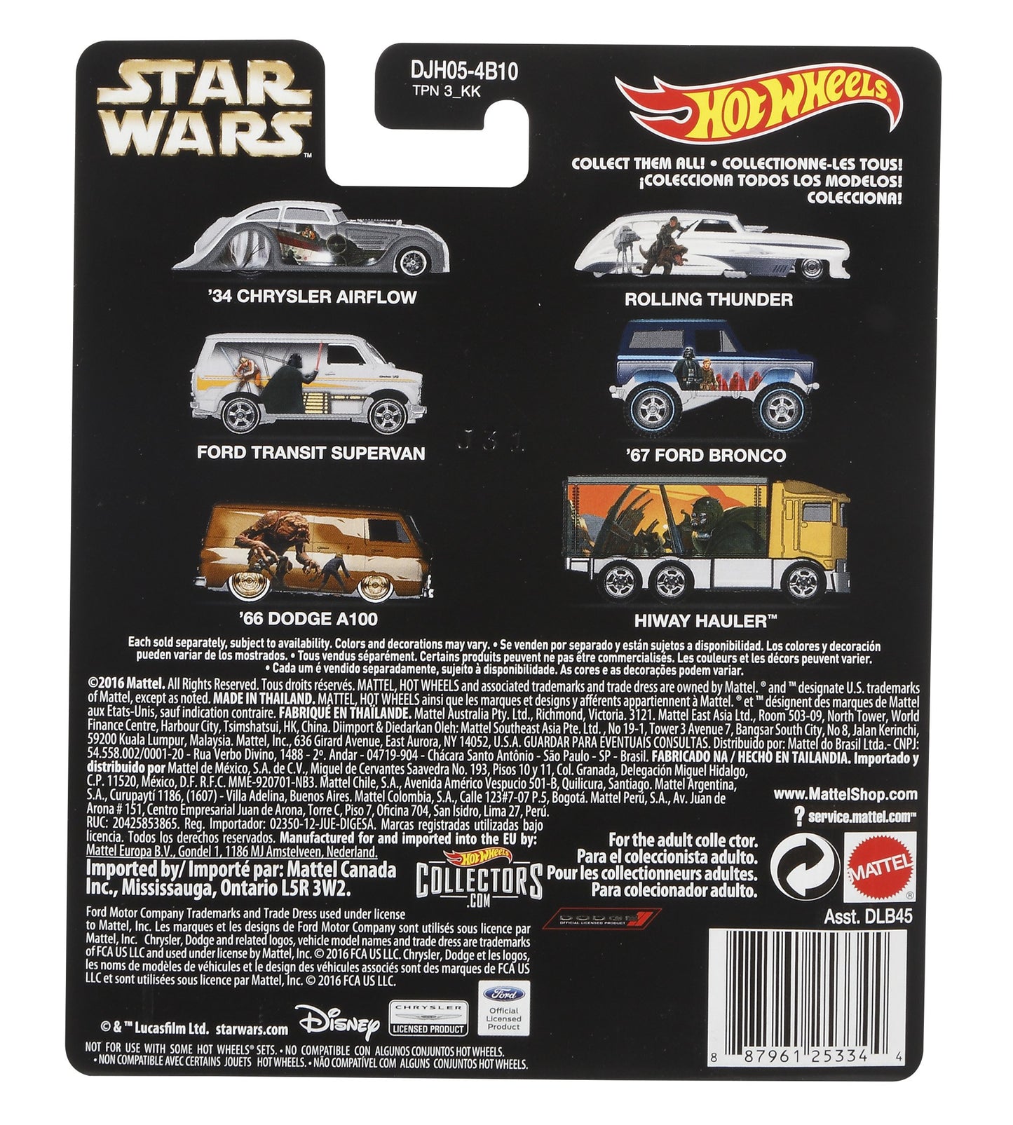 Hot Wheels Star Wars Rolling Thunder Vehicle